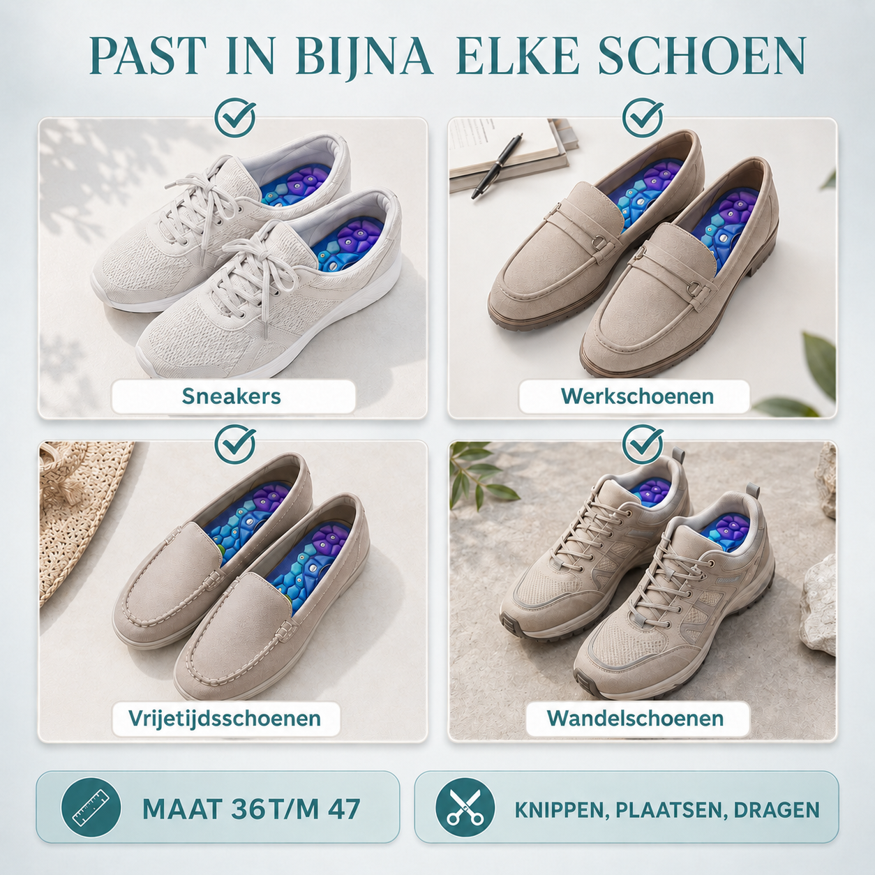 SlimWalk™ Magnetische Inlegzolen | Elke Stap Richting een Slanker Figuur